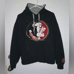Black and Red Graphic Hoodie Florida State University